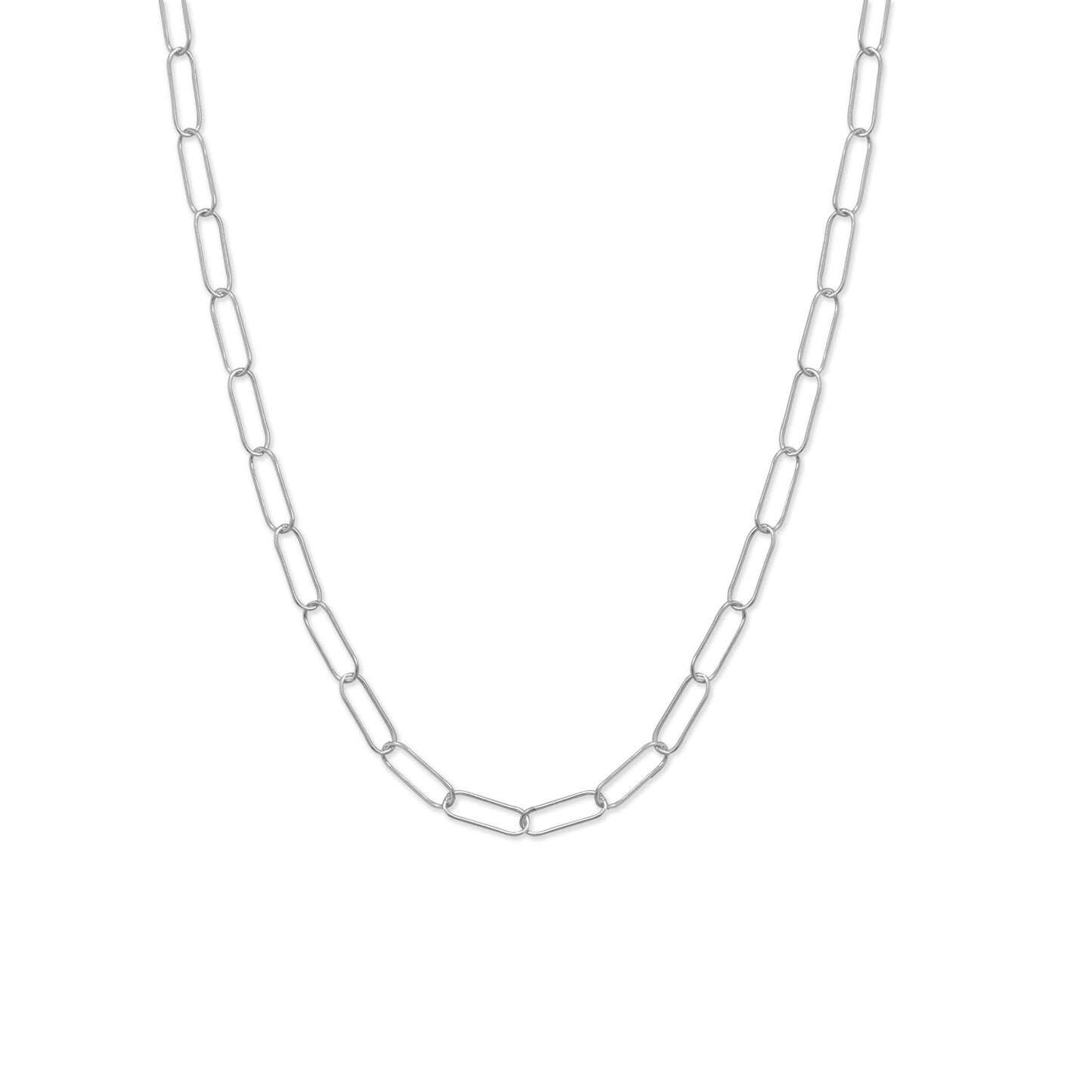 Paperclip Chain 18"